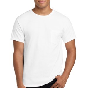 Hanes® - Authentic 100% Cotton T-Shirt with Pocket